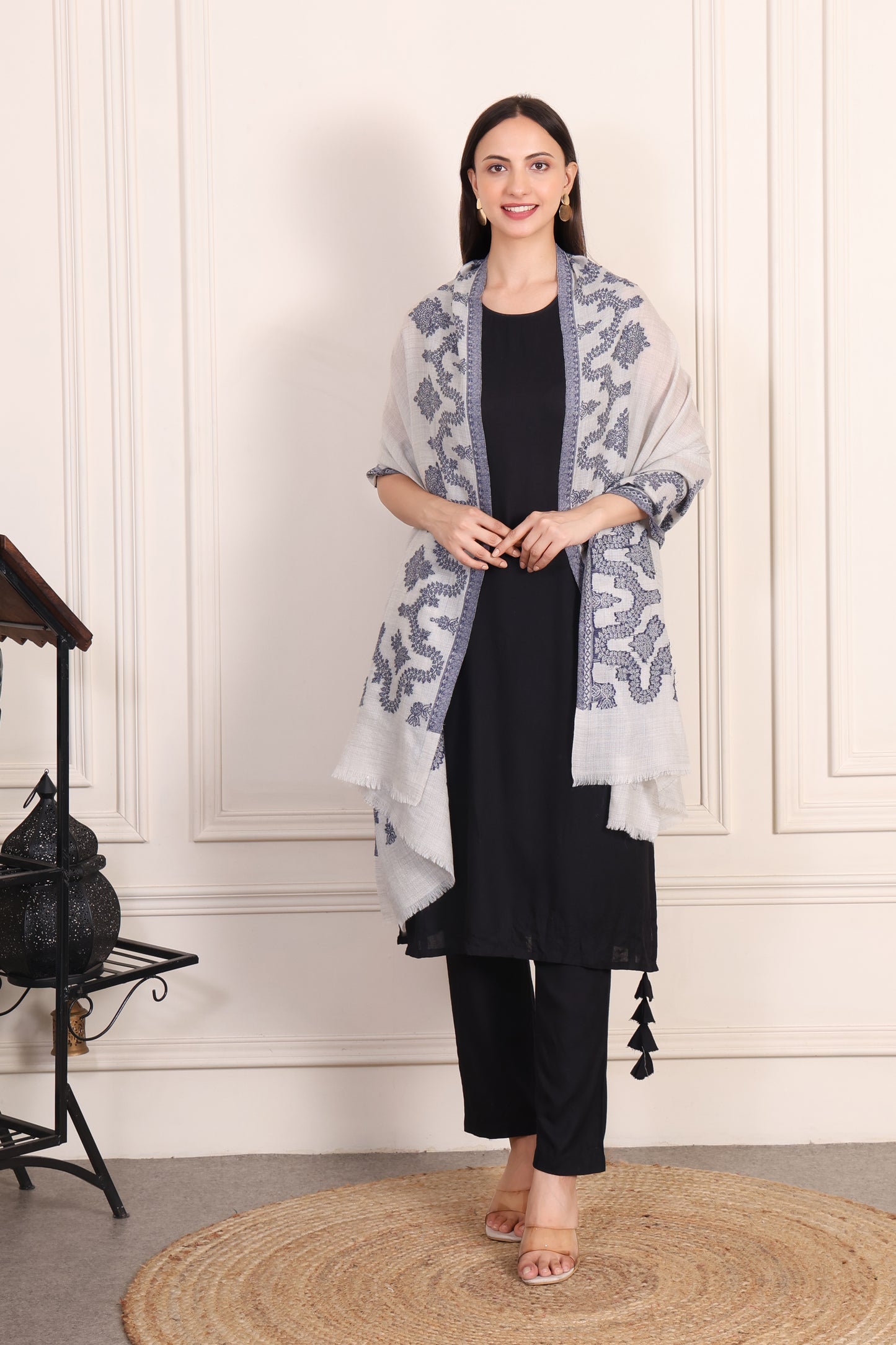GIRRAJ PASHMINA FW CROSS BORDER STOLE