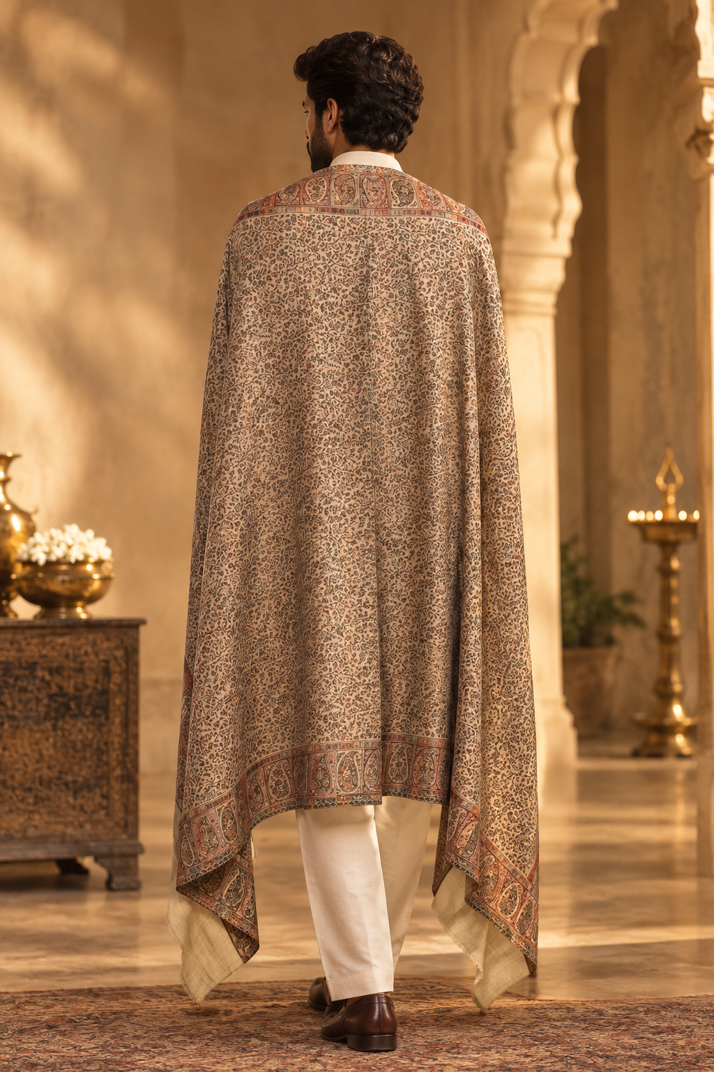 GIRRAJ SHAWL FOR COUPLE WITH GIFT BOX