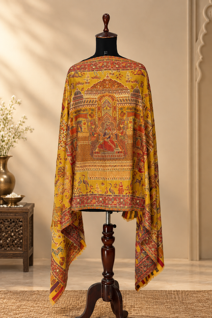 GIRRAJ PASHMINA COUPLE GIFT BOX STOLES