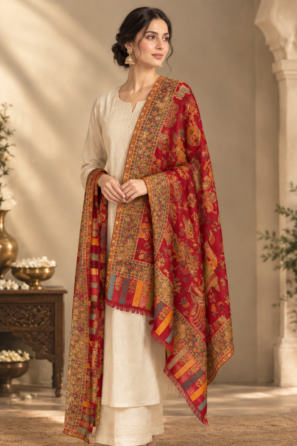 GIRRAJ PASHMINA COUPLE GIFT BOX STOLE