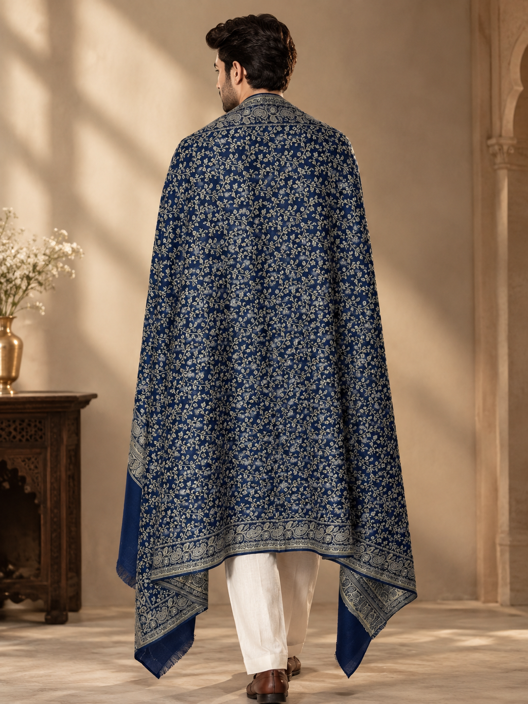 GIRRAJ COUPLE GIFT BOX SHAWL