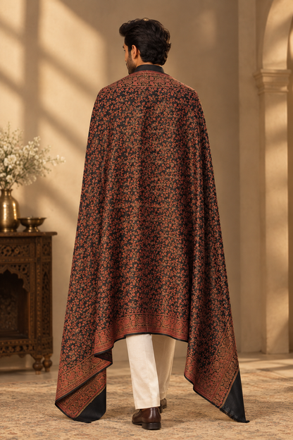 GIRRAJ PASMINA COUPLE GIFT BOX SET SHAWL