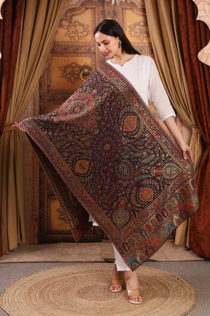 GIRRAJ PASHMINA ZARI KAANI FW STOLE