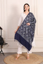 GIRRAJ PASHMINA PEACOCK DESIGN EMBROIDERY STOLE